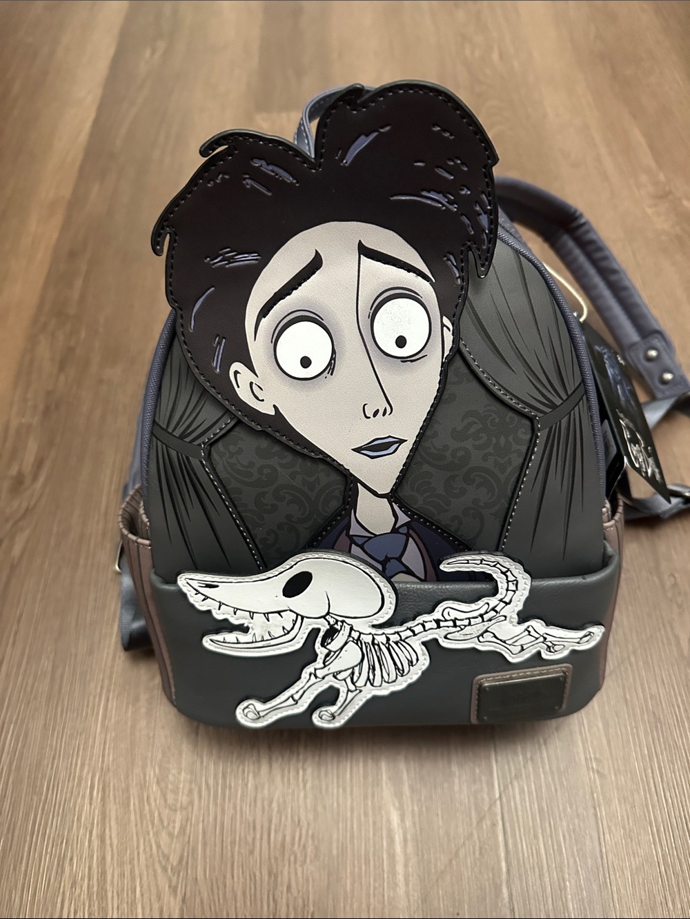 Loungefly Corpse Bride Mini Backpack in Black, Gray, White